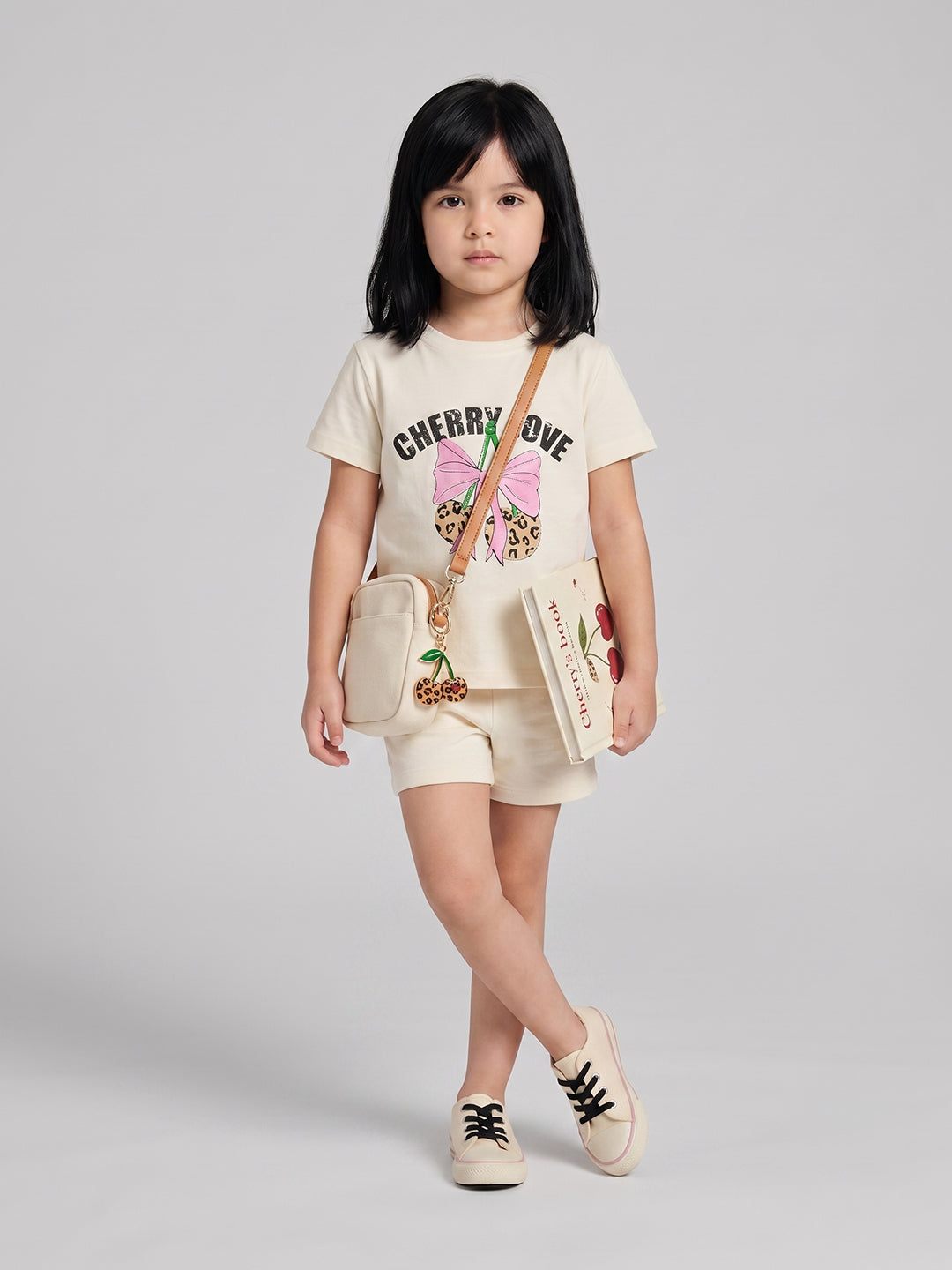 Coolbee Store Kids Girls T-Shirt - Offwhite (CSKT208) – additional view 2