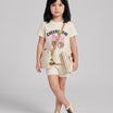 Kids Girls T-Shirt - Offwhite (CSKT208)