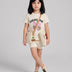 Kids Girls T-Shirt - Offwhite (CSKT208)