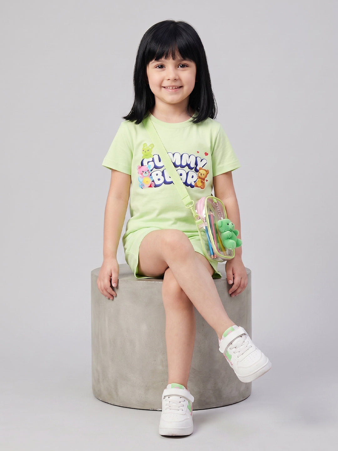 Coolbee Store Kids Girls T-Shirt - Green (KGSSA40) – additional view 2