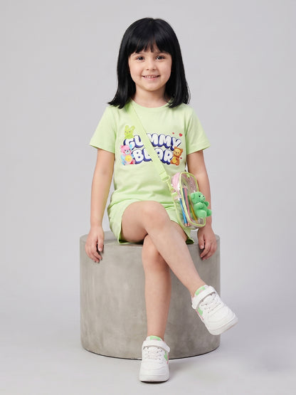 Coolbee Store Kids Girls T-Shirt - Green (KGSSA40) – additional view 2