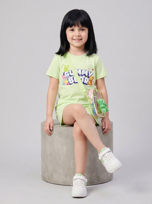 Coolbee Store Kids Girls T-Shirt - Green (KGSSA40) – additional view 2