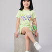 Kids Girls T-Shirt - Green (KGSSA40)