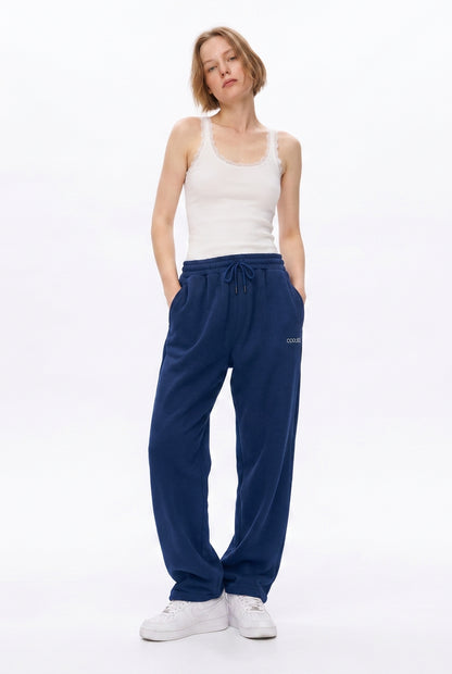 Cool Bee Joggers Navy Blue for Women - Joggers Casual Streetwear India - Detail View