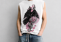 Raven Serpent White Tank