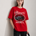 Neon Skyline Women Tee Red