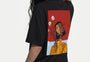 Cubist Bloom Oversize Tee Black