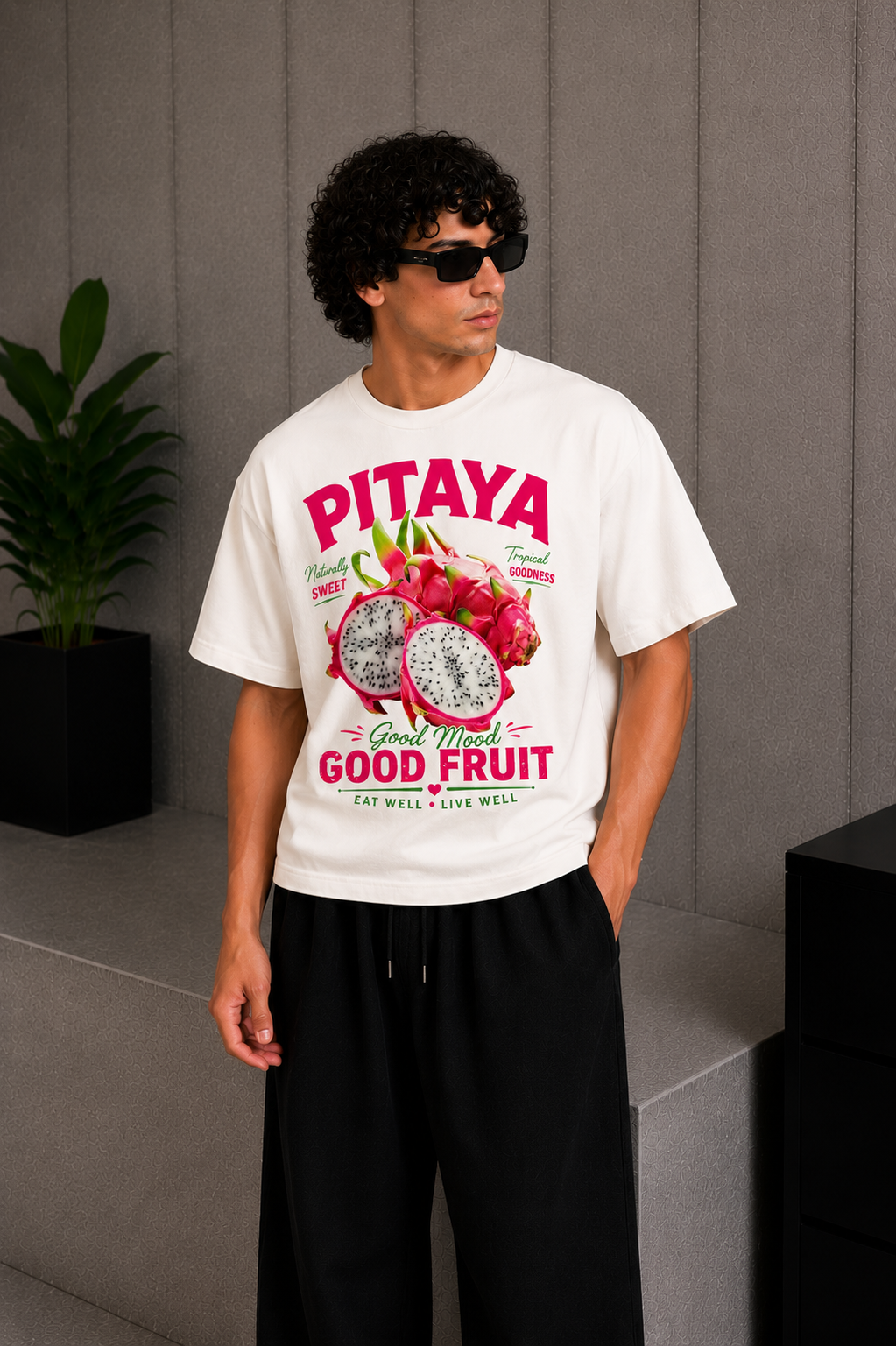 Pitaya Tee White