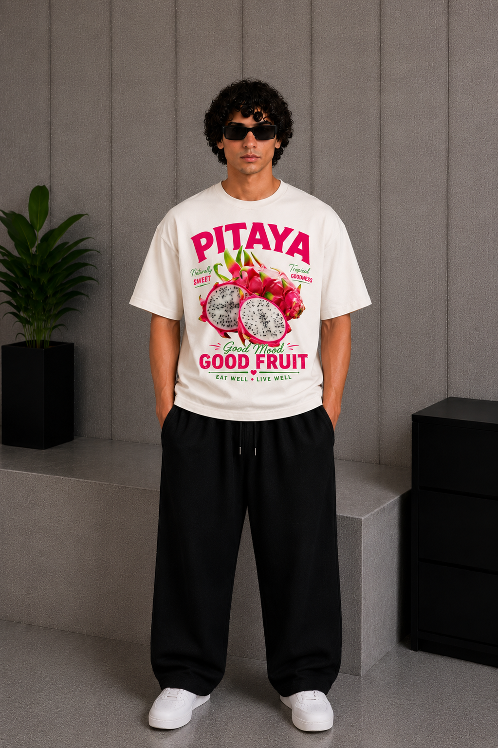 Pitaya Tee White