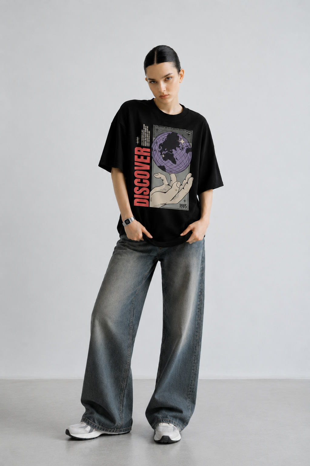 Global Vision Women Tee Black