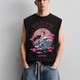 Neon Sakura Black Tank