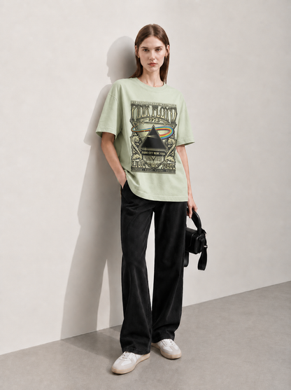 Dark Frequency Women Tee Green