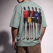 Matchday Abstract Tee Green