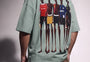 Matchday Abstract Tee Green