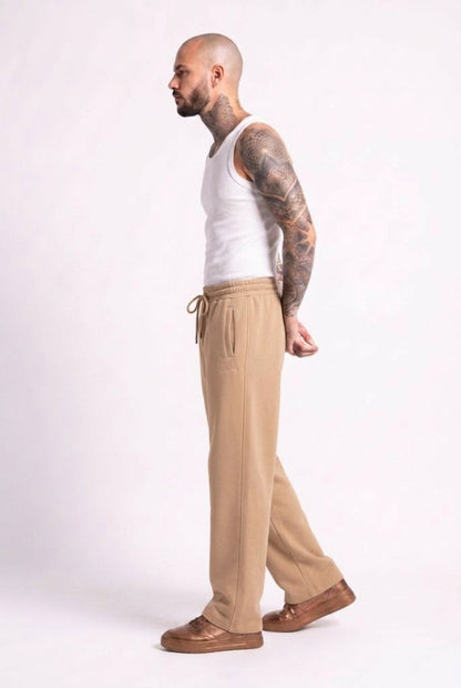 Cool Bee Joggers Beige for Men - Joggers Casual Streetwear India - Lifestyle View