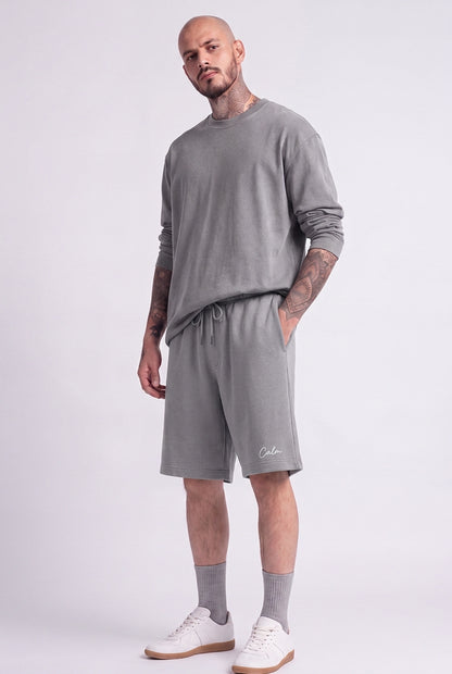 Cool Bee Regular Fit Shorts Gray for Men - Shorts Summer Casual India - Detail View