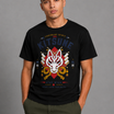 Kitsune Tee Black