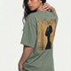 Silent Muse Tee Green
