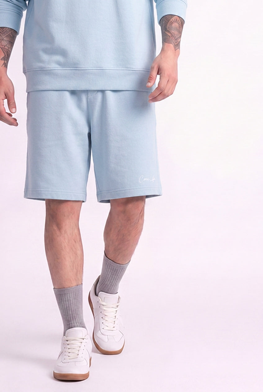 Cool Bee Regular Fit Shorts Sky Blue for Men - Shorts Summer Casual India - Back View