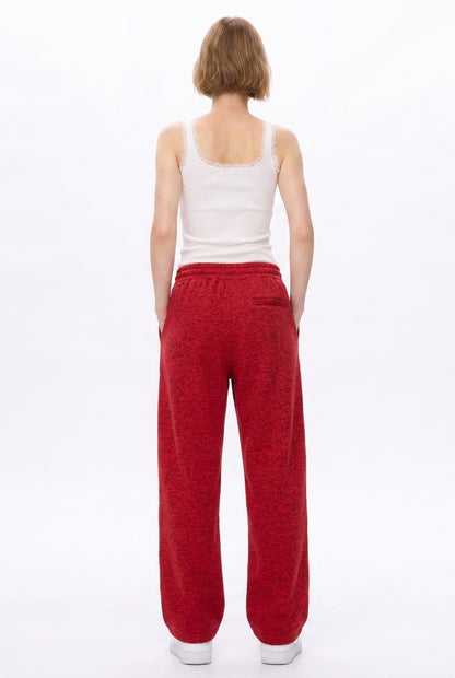 Cool Bee Joggers Red Milange for Women - Joggers Casual Streetwear India - Lifestyle View