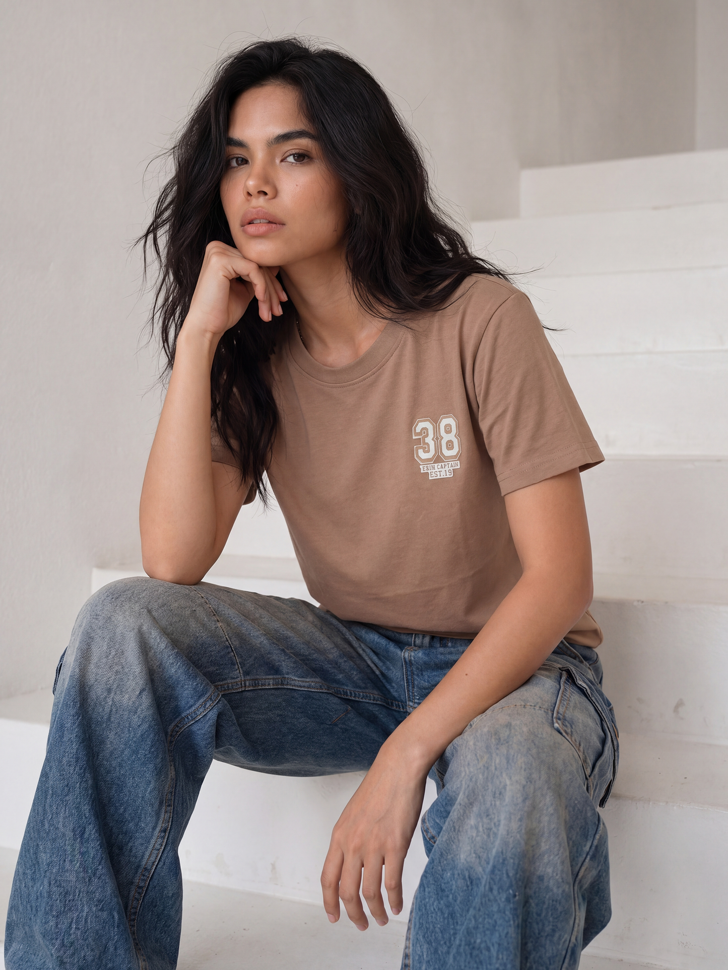 Cool Bee Regular Fit Tees Women for Women - Regular Fit Tee India - Detail View