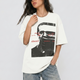 Glitch Portrait Tee White