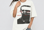 Glitch Portrait Tee White