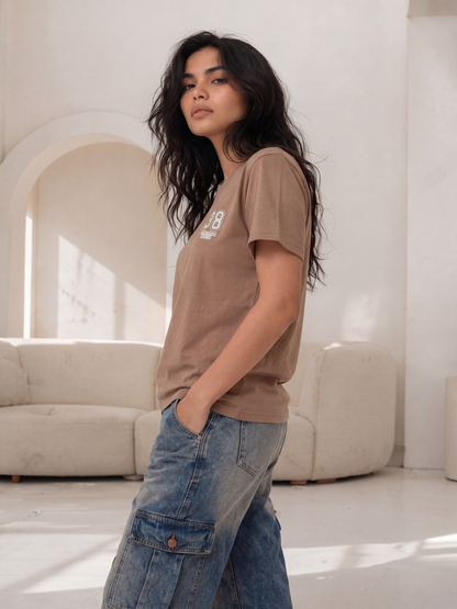 Cool Bee Regular Fit Tees Women for Women - Regular Fit Tee India - Lifestyle View