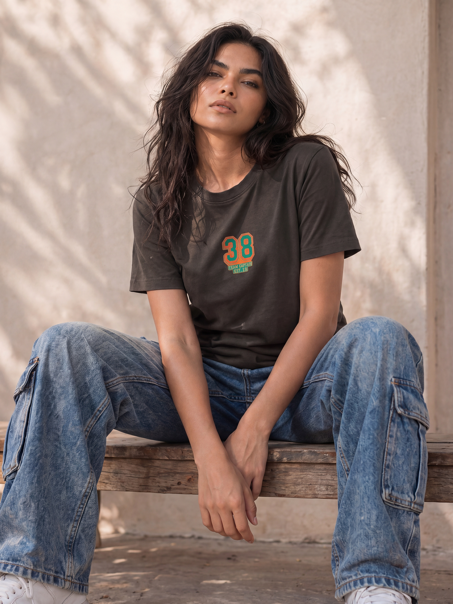 Cool Bee Regular Fit Tees Women for Women - Regular Fit Tee India - Detail View