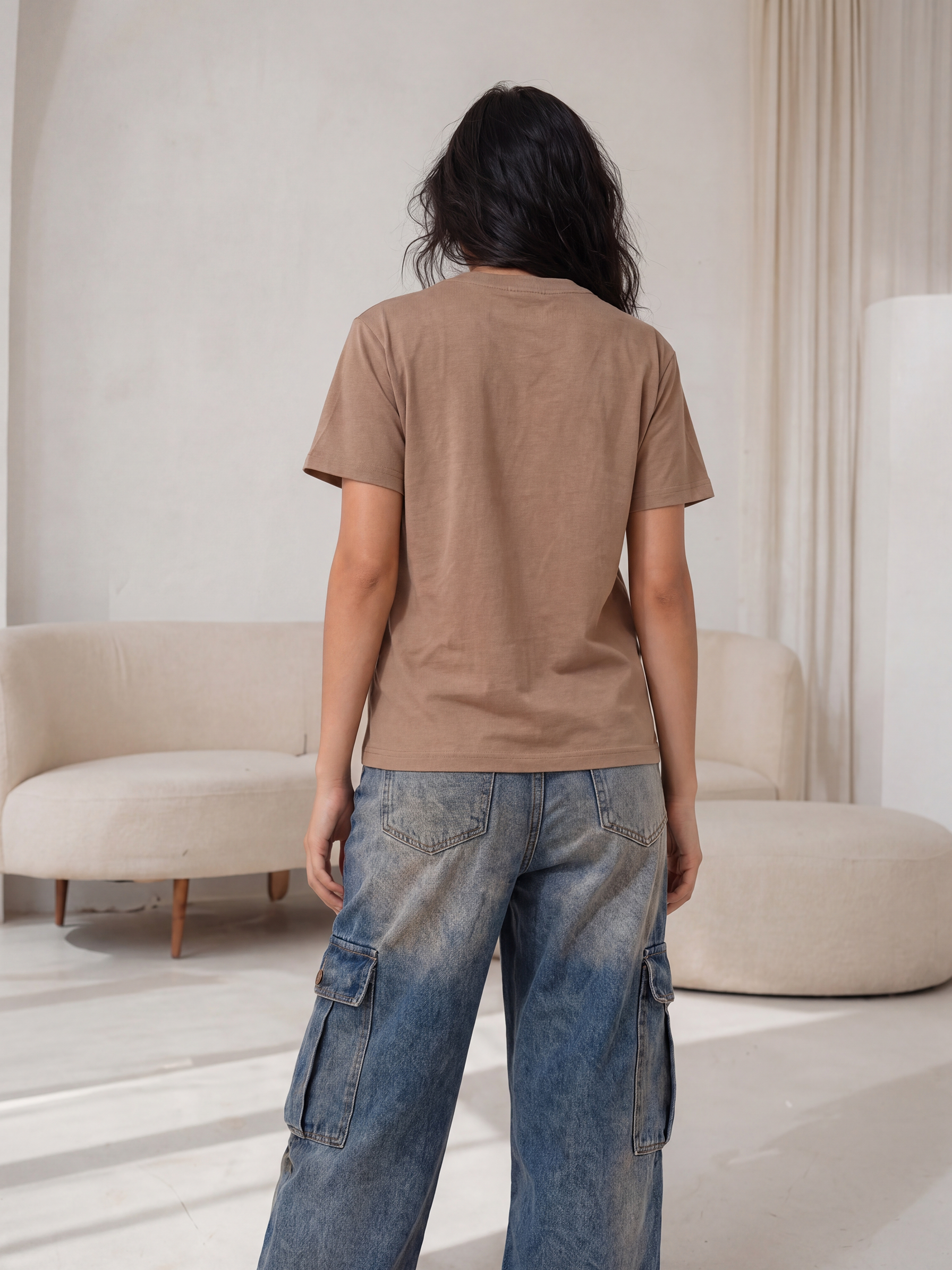 Cool Bee Regular Fit Tees Women for Women - Regular Fit Tee India - Lifestyle View