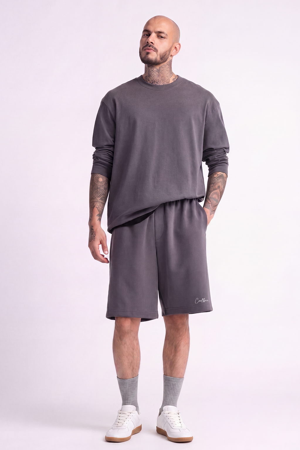 Cool Bee Regular Fit Shorts Black for Men - Black Shorts Summer Casual India - Back View