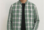 Highland Olive Windowpane  Check Shirt