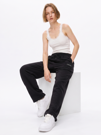 Cool Bee Joggers Black for Women - Joggers Casual Streetwear India - Lifestyle View