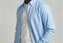 Casual Premium Oxford Shirt Blue