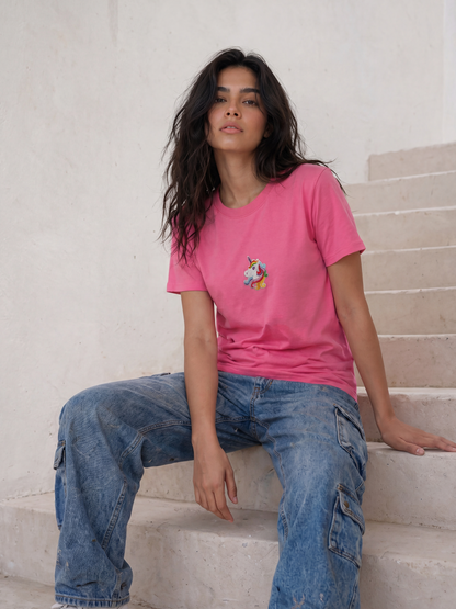 Cool Bee Regular Fit Tees Women for Women - Regular Fit Tee India - Lifestyle View