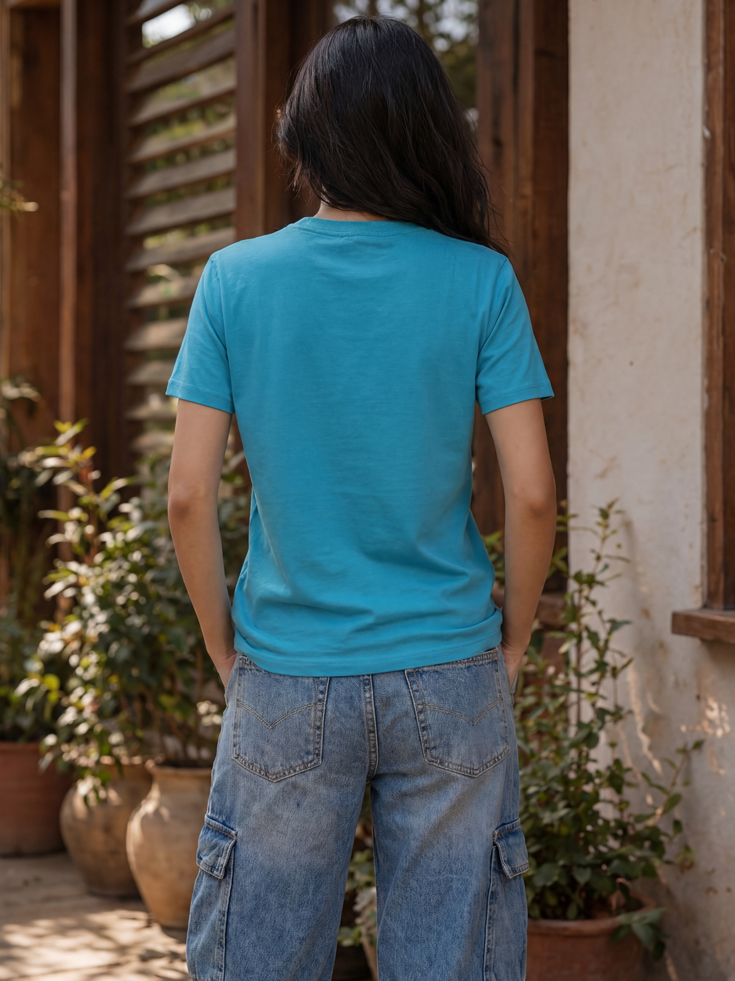 Cool Bee Regular Fit Tees Women for Women - Regular Fit Tee India - Lifestyle View