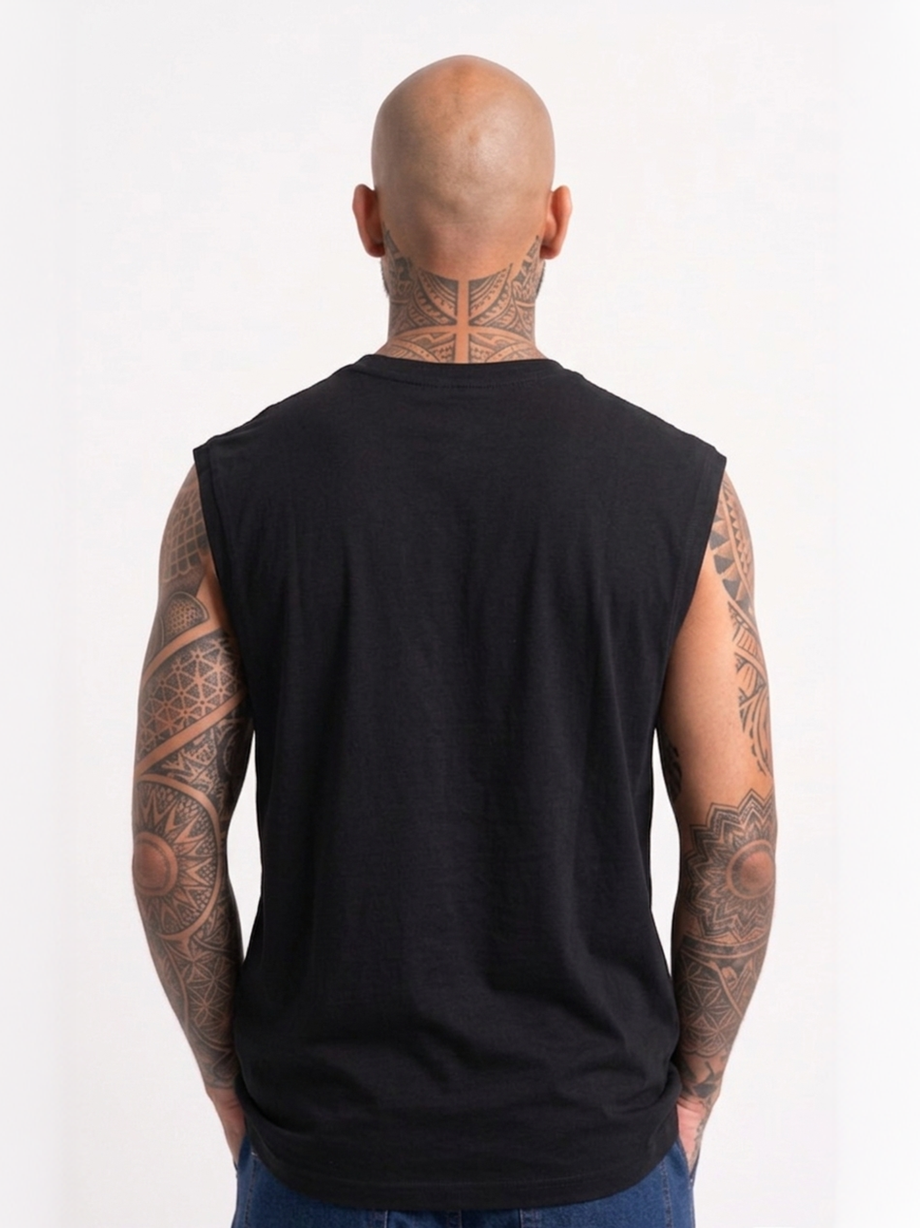 Cool Bee Men Tank Tees Divine for Men - Tank Top Gym Casual India - Back View