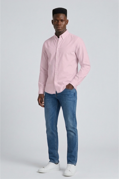 Premium Oxford Casual Shirt Pink