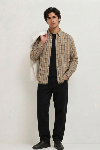 Cool Bee Urban Metropolitan Check Shirt for Men - Check Check Casual Shirt India - Lifestyle View