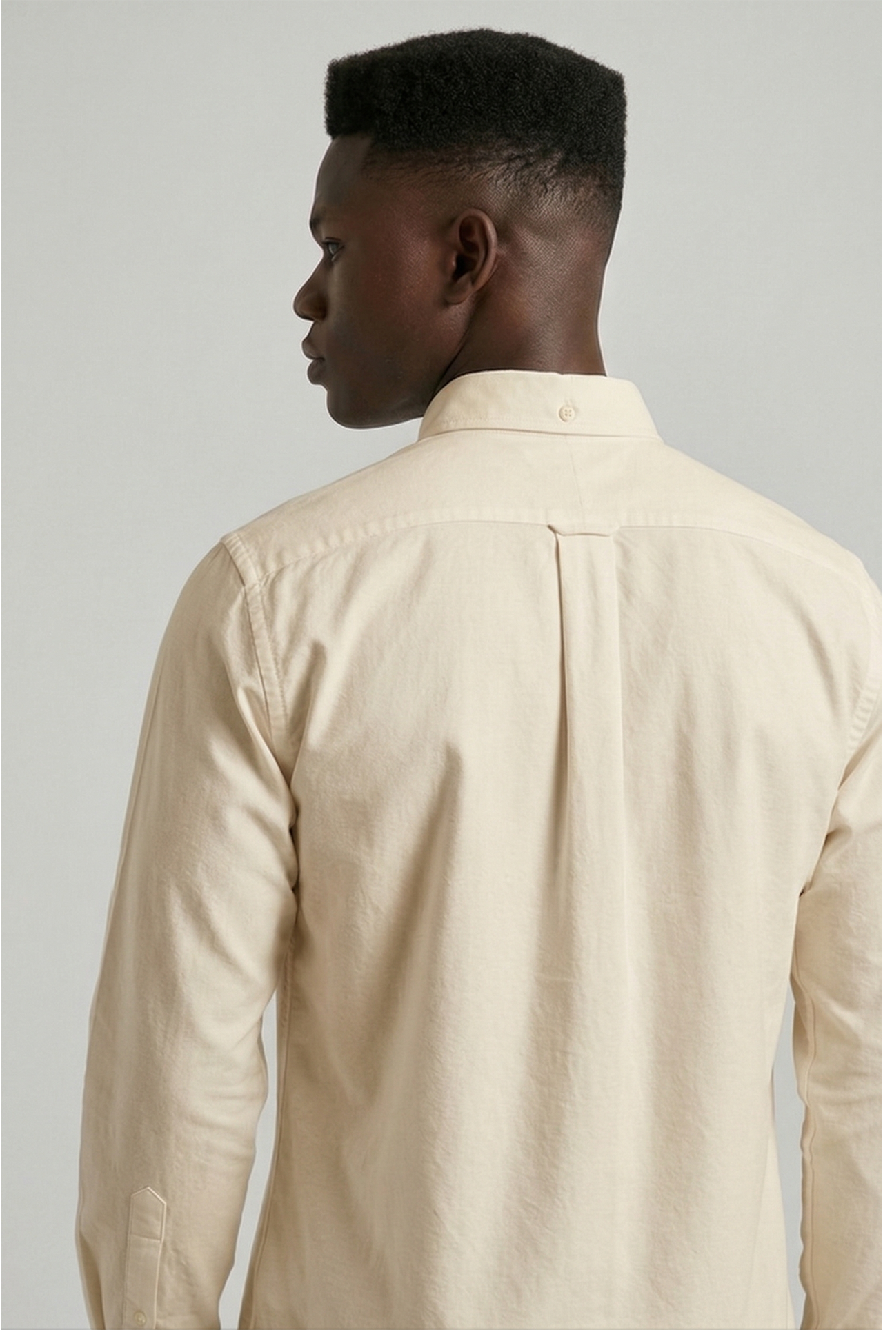 Cool Bee Essential Super Premium Oxford Shirt Beige for Men - Beige Premium Oxford Shirt India - Lifestyle View