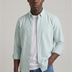 Super Premium Slim Fit Green Striped Oxford Shirt
