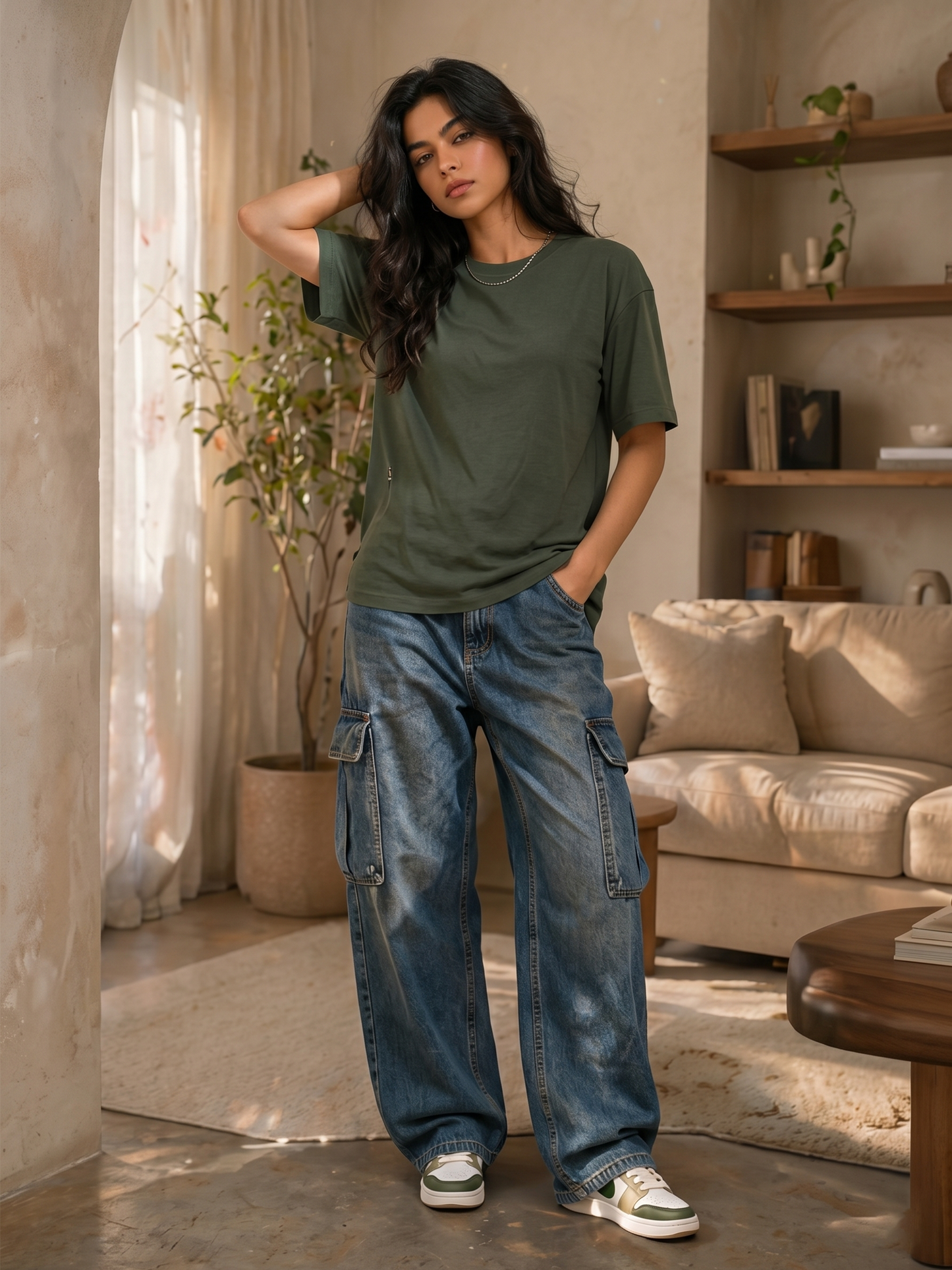 Cool Bee Regular Fit Tees Women for Women - Regular Fit Tee India - Detail View