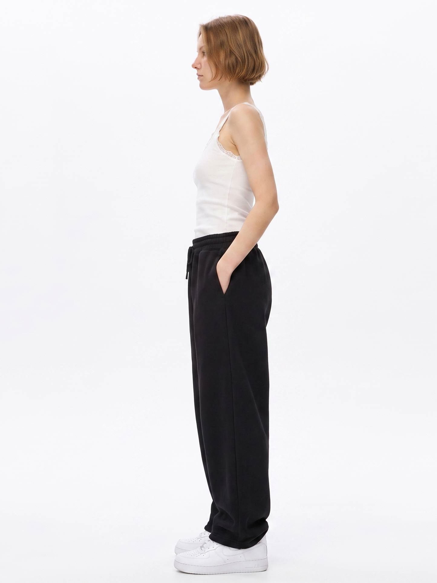 Cool Bee Joggers Black for Women - Joggers Casual Streetwear India - Lifestyle View