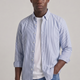 Super Premium Slim Fit Blue Deep Striped Oxford Shirt
