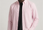 Super Premium Slim Fit Pink Striped Oxford Shirt