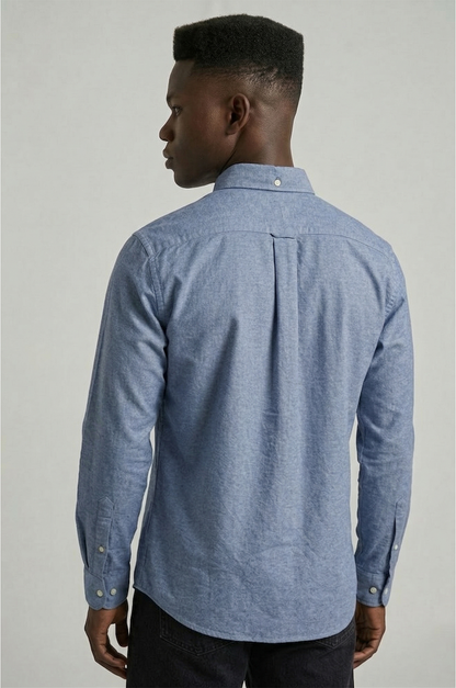 Premium Casual Oxford Shirt Grey