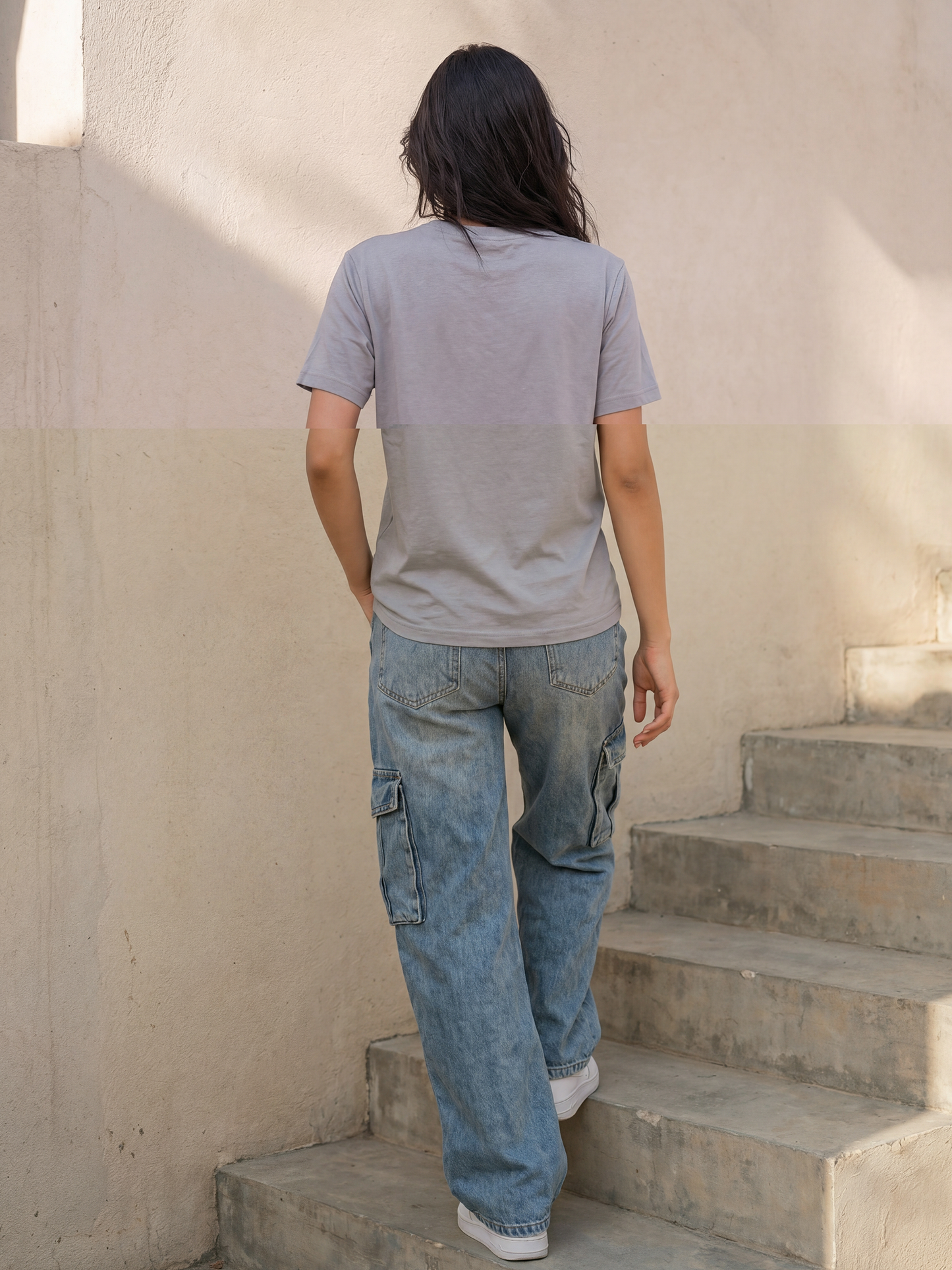 Cool Bee Regular Fit Tees Women for Women - Regular Fit Tee India - Lifestyle View