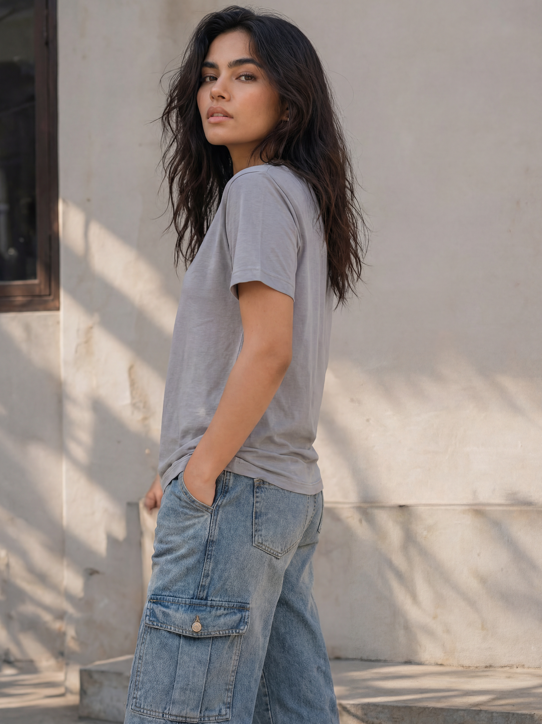 Cool Bee Regular Fit Tees Women for Women - Regular Fit Tee India - Lifestyle View
