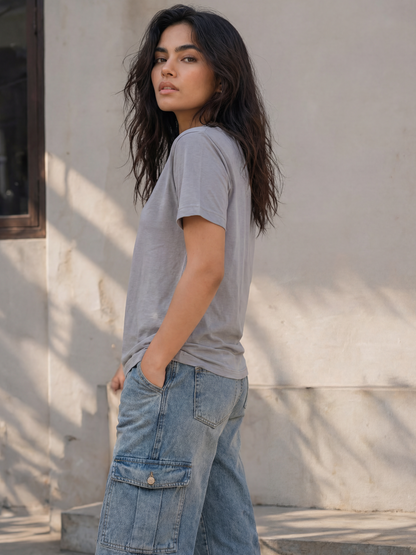 Cool Bee Regular Fit Tees Women for Women - Regular Fit Tee India - Lifestyle View