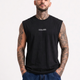Men Tank Tees Black
